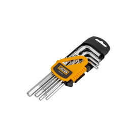 Набір Г-подібних подовжених ключів HEX 10 пр. (1,27 мм-10 мм) JCB Tools JCB-5102L