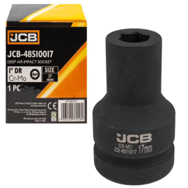 Головка торцева ударна глибока 1" 17 мм (6-гр.) JCB Tools JCB-48510017