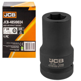 Головка торцева ударна глибока 1" 24 мм (6-гр.) JCB Tools JCB-48510024