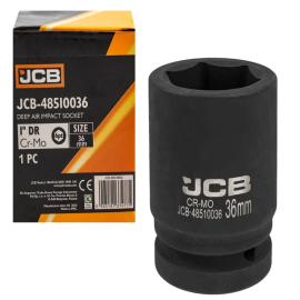 Головка торцева ударна глибока 1" 36 мм (6-гр.) JCB Tools JCB-48510036