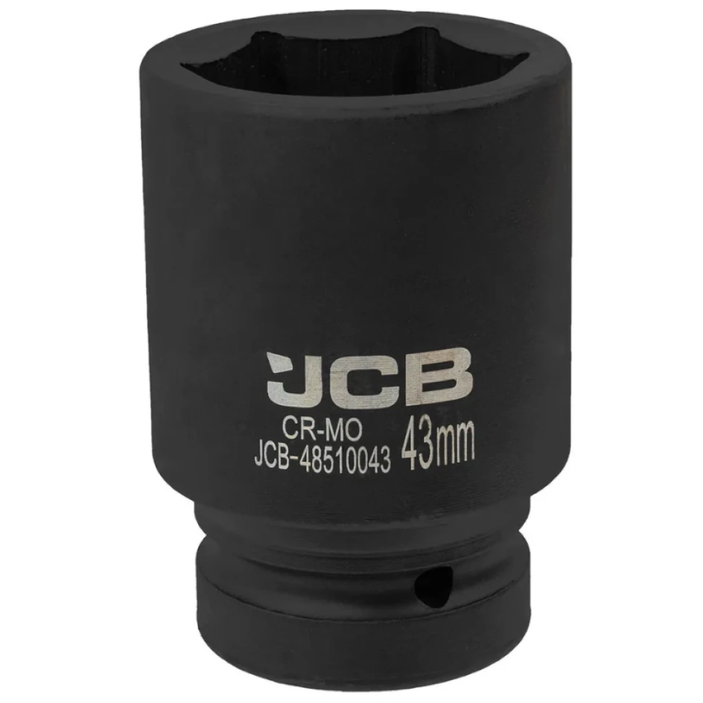 Головка торцева ударна глибока 1" 43 мм (6-гр.) JCB Tools JCB-48510043