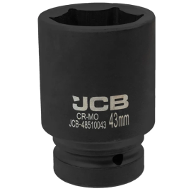 Головка торцева ударна глибока 1" 43 мм (6-гр.) JCB Tools JCB-48510043