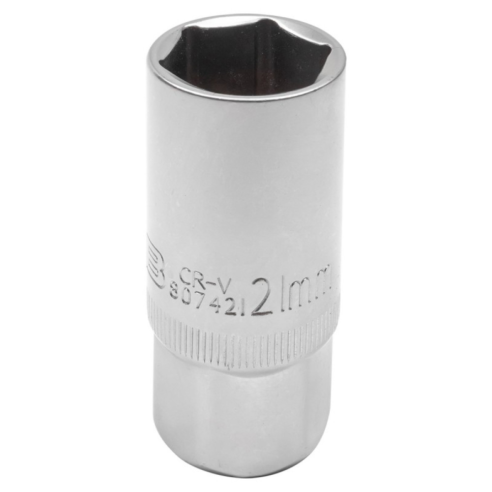 Головка свічкова 1/2" 21 мм (6-гр.) JCB Tools JCB-807421