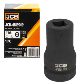 Головка торцева ударна для футорки 1" 19 мм (4-гр.) JCB Tools JCB-4819019