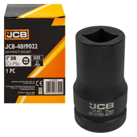 Головка торцева ударна для футорки 1" 22 мм (4-гр.) JCB Tools JCB-4819022