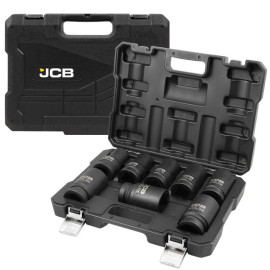 Набір головок ударних глибоких 8 од. 1'' (6-гр.) JCB Tools JCB-8081-5MPB