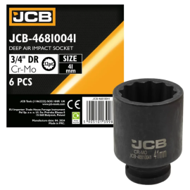 Головка торцева ударна глибока 3/4" 41 мм (12-гр.) JCB Tools JCB-46810041