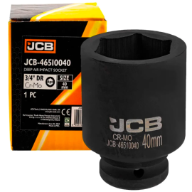 Головка торцева ударна глибока 3/4" 40 мм (6-гр.) JCB Tools JCB-46510040