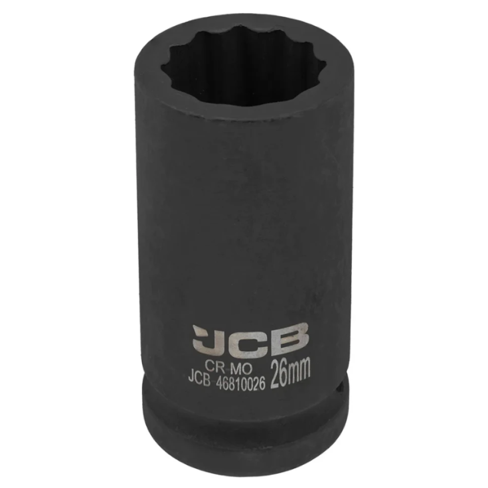 Головка торцева ударна глибока 3/4" 26 мм (12-гр.) JCB Tools JCB-46810026