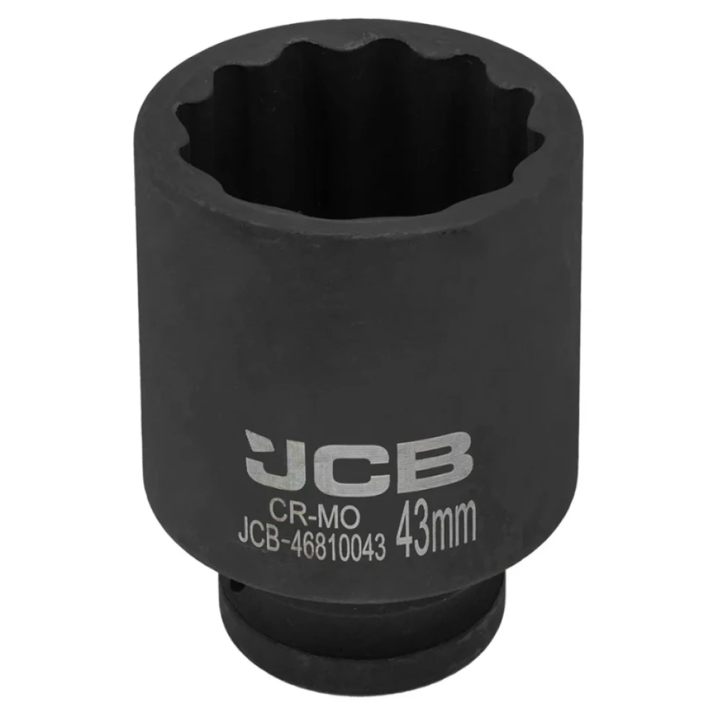 Головка торцева ударна глибока 3/4" 43 мм (12-гр.) JCB Tools JCB-46810043
