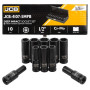 Набір головок глибоких ударних в металевому кейсі 10 од. 1/2" (6-гр.) JCB Tools JCB-4107-5MPB