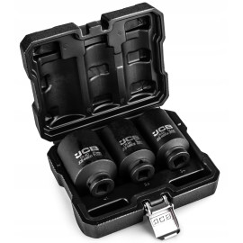 Набір ударних головок 3 од. 1/2" (12-гр.) (34, 36, 41 мм) JCB Tools JCB-4035-9MPB