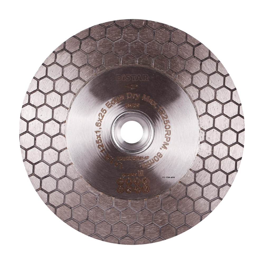 Круг алмазный отрезной 1A1R 125x1,6/1,2x25x22,23/M14F Edge Dry
