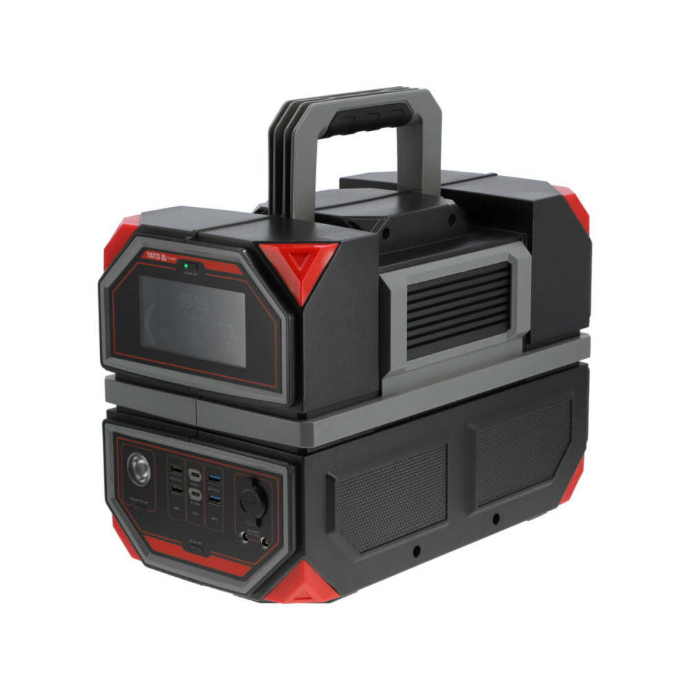 Портативна станція YATO 917 ВтГод, вихід- 1,2 кВт, порти: 230V AC / USB