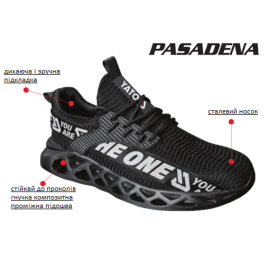 Туфлі робочі нейлонові YATO PASADENA SB, розм. 44, з гумовою підошвою