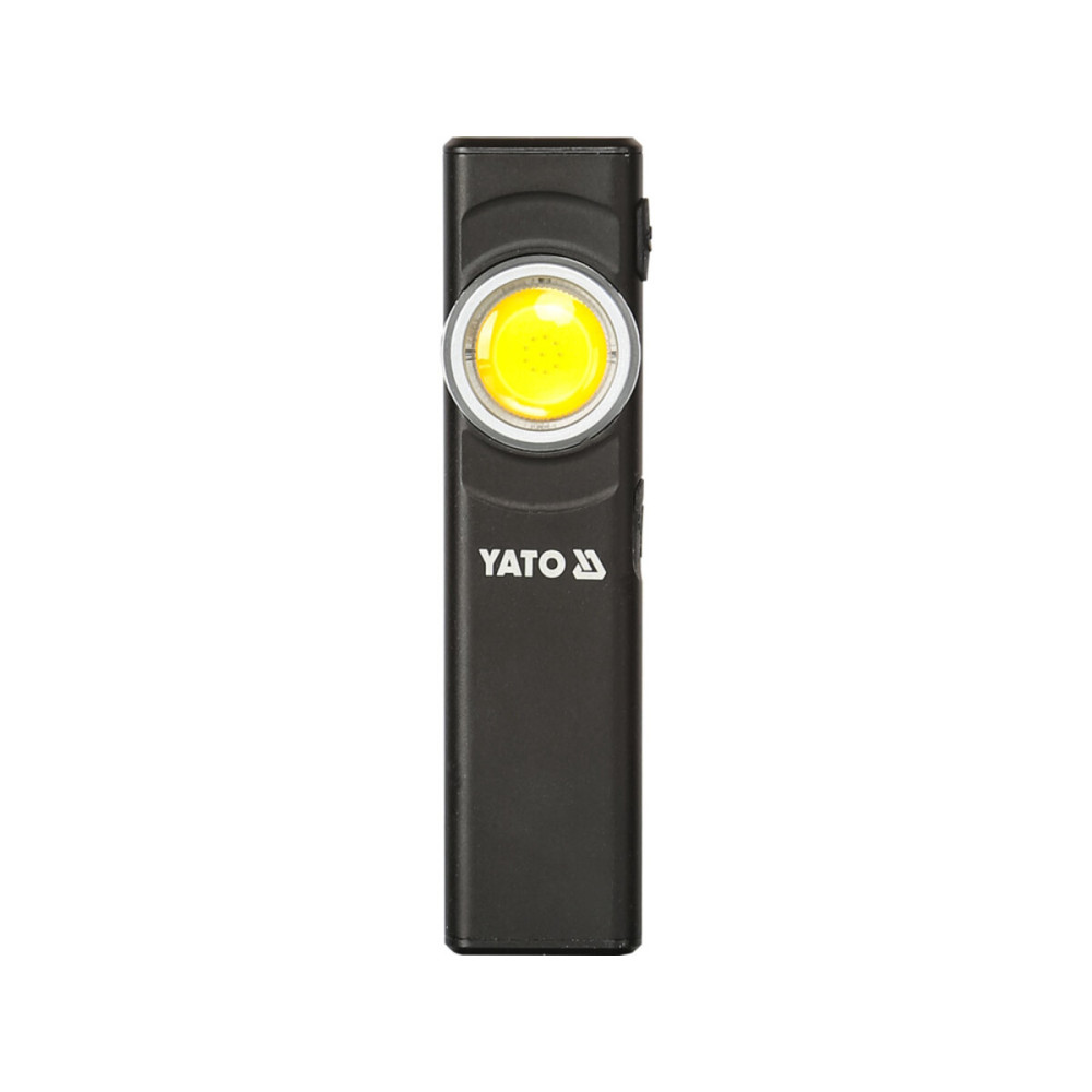Ліхтар-міні діодний тонкий YATO від акумул. Li-Po 3.7 V 450 mA, освітл.- 500/ 300/ 100/ 30 Lm 8 режимов YT-085608