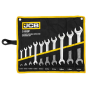 Набір ріжкових ключів в чохлі 10 пр. (6-27 мм) JCB Tools JCB-5102P