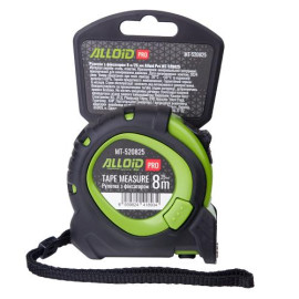 Alloid Pro. Рулетка с фиксатором  8 м/25 мм, MT-520825