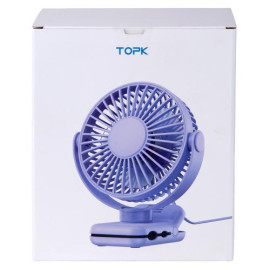 Вентилятор TOPK на клипсе, USB 3 скорости