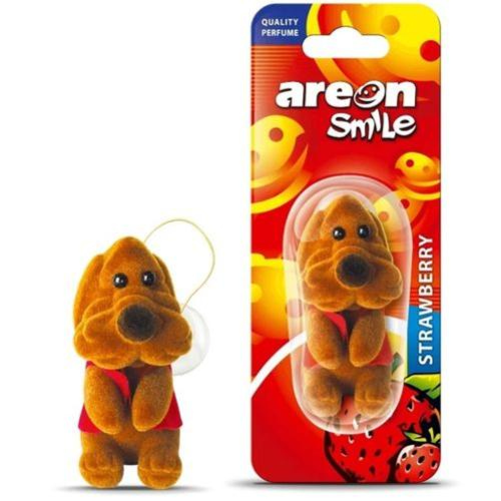 Освежитель воздуха AREON Smile Toys Strawberry "Собачка"