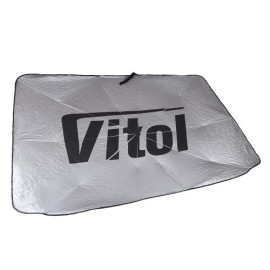 Шторка - зонт солнцезащитная на лобовое стекло, Vitol 1400х790мм