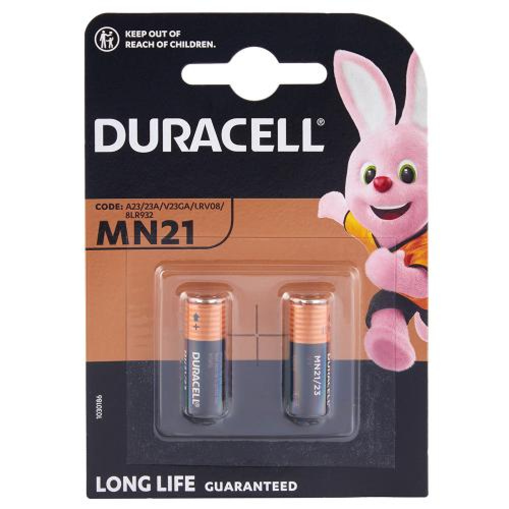 Батарейка DURACELL щелочная  A23/MN21, 12V, 2 шт. в блистере