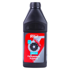 Тормозная жидкость VITOL DOT-4 (820г/0,9 л)