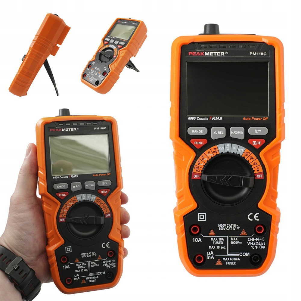 Мультиметр цифровой многофункциональный PeakMeter PM118C
