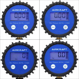 Пистолет для подкачки колес с цифровым манометром 14 бар AIRKRAFT STG-05D