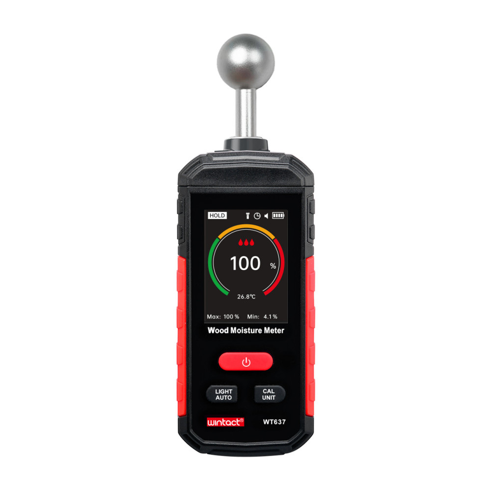 Влагомер древесины бесконтактный 0-100%  WINTACT WT637