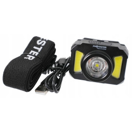Фонарик налобный светодиодный (LED) с зумом PROTESTER PRO-HL0550S