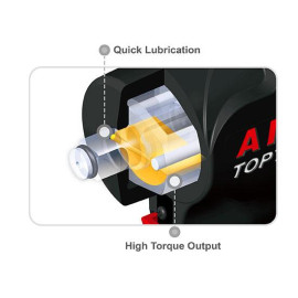 Пневмогайковерт 1/2" 900 Nm 10000об/мин 1,37кг супер-короткий Super Duty TOPTUL KAAQ1665
