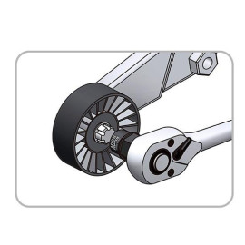 Головка 1/2" Ribe M10S для натяжителя ремня TOYOTA  TOPTUL JDDF1610
