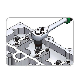 Головка 1/2" Ribe M12S для разборки головки блока цилиндров NISSAN  TOPTUL JDDF1612