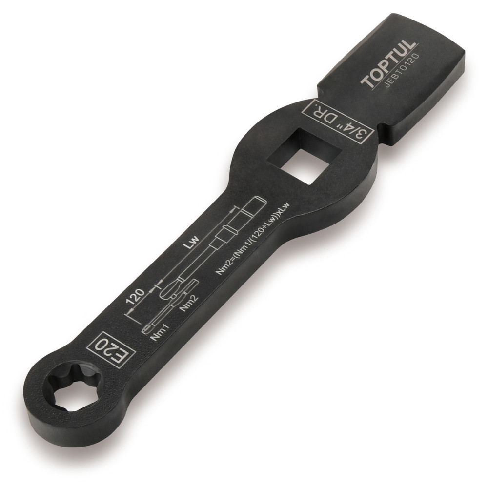 Ключ ударный 3/4" E20 для тормозного суппорта MAN TGL, TGM  TOPTUL JEBT0120
