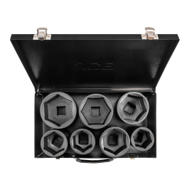 Набір головок ударних 7 од. 1" (6-гр.) (46-75 мм) JCB Tools JCB-8071-5MPB