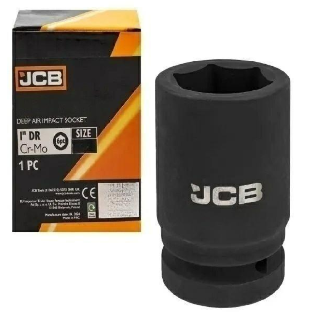Головка торцева ударна глибока 1" 41 мм (6-гр.) JCB Tools JCB-48510041