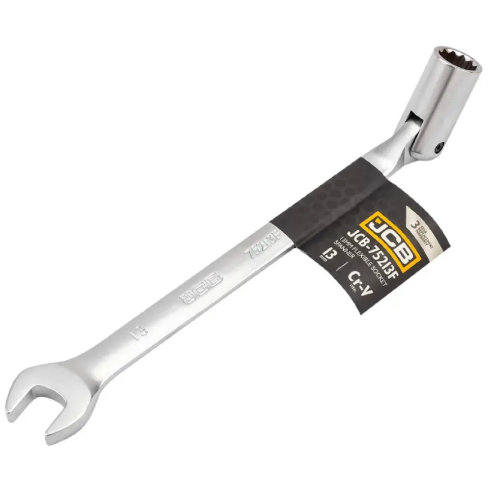 Ключ ріжково-шарнірний 13 мм JCB Tools JCB-75213F