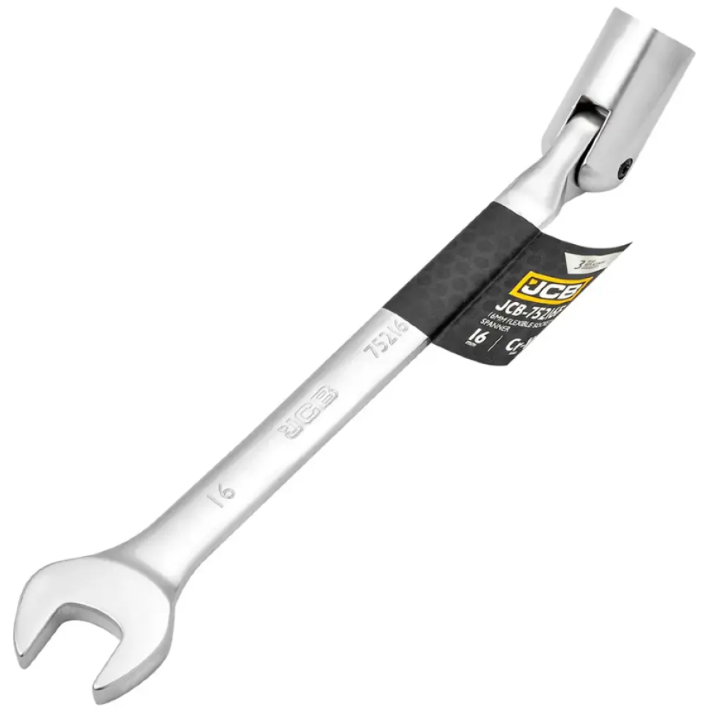 Ключ ріжково-шарнірний 16 мм JCB Tools JCB-75216F