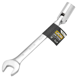 Ключ ріжково-шарнірний 18 мм JCB Tools JCB-75218F