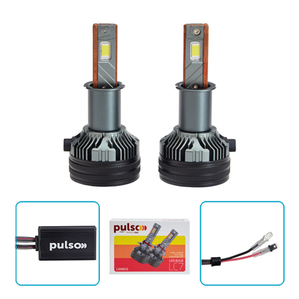 Лампы PULSO LC7-H3-LED-chips Customized CSP/9-30V/2*85W/20000Lm/6000k