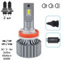Лампы PULSO N1-H8/H9/H11/H16 /LED-chips OEM PHILIPS Flip chip/9-16V/2*70W/8500Lm/6500K