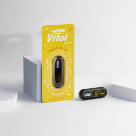 Освежитель воздуха Vitol Flash Drive на обдув Lemon