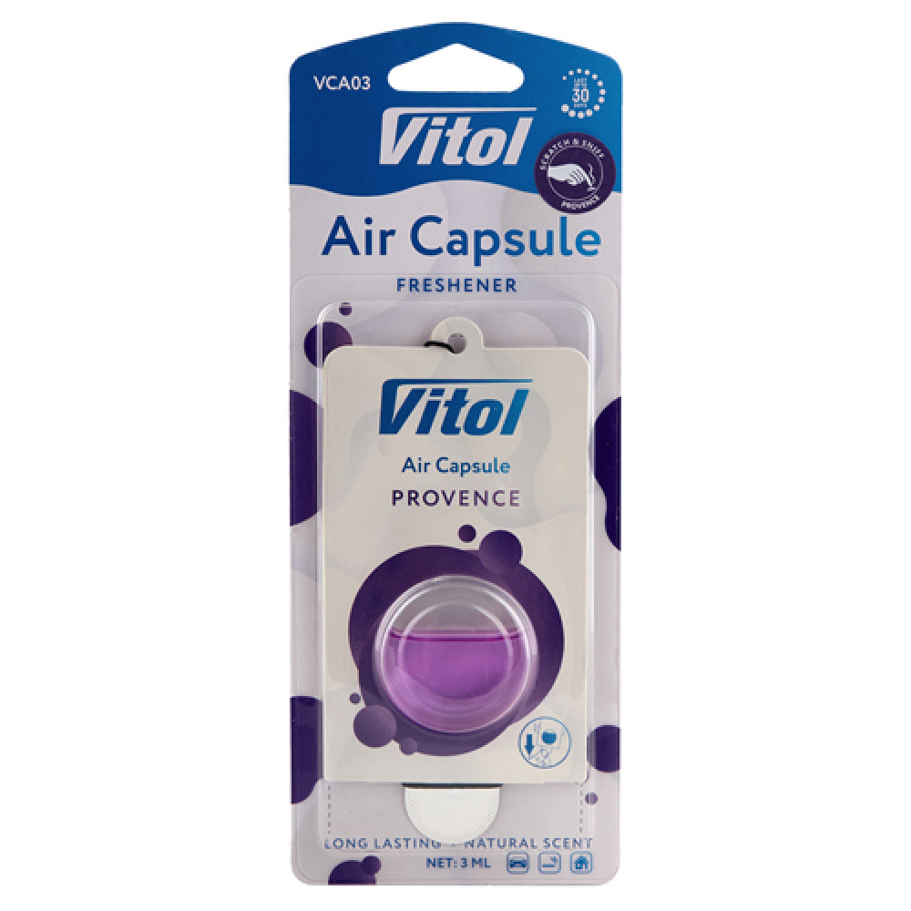 Освежитель воздуха Vitol Air Capsule подвесной Provence 3мл