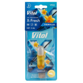 Освежитель воздуха Vitol X-Fresh подвесной Vanilla