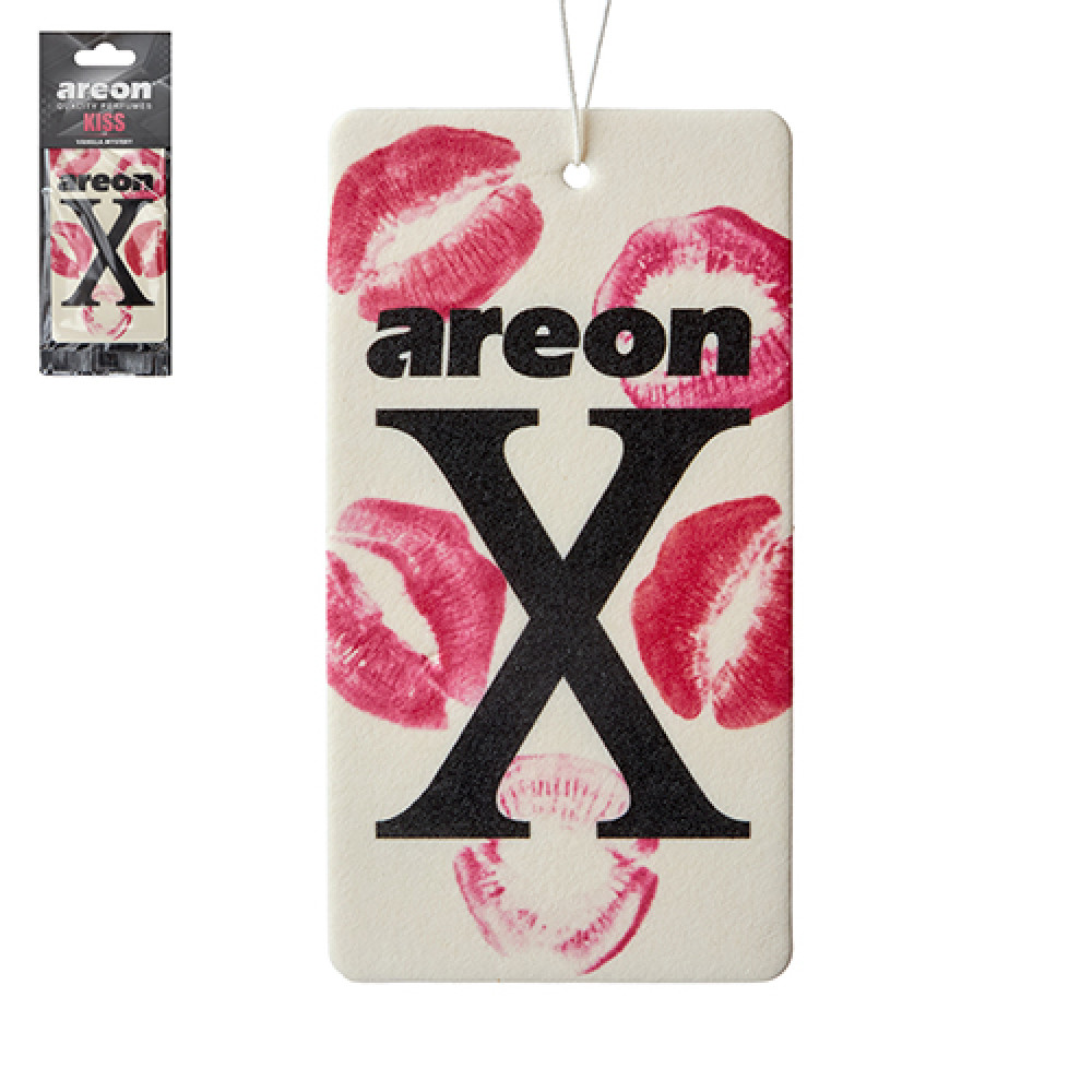 Освежитель воздуха AREON Х-Vervision сухой листик  Kiss Vanilla Mystery