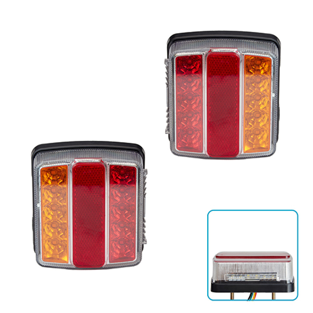 Фонарь задний BL-64916 6LED/12V/110х100х40mm/2шт