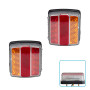 Фонарь задний BL-64916 6LED/12V/110х100х40mm/2шт