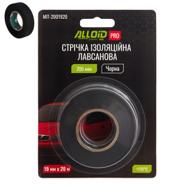Alloid Pro. Лента изоляционная лавсановая (черная) 19мм х 20м, 200мкм, блистер