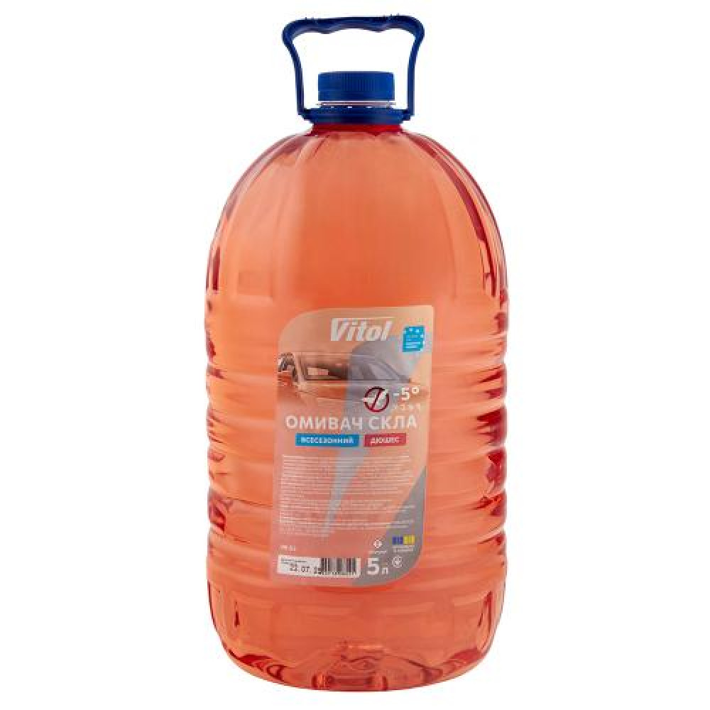 Омыватель стекол всесезонный VITOL "-5" Дюшес 5л